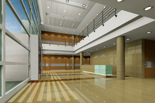 Foyer Firmenzentrale, China