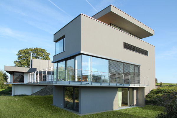 Kubisches Wohnhaus